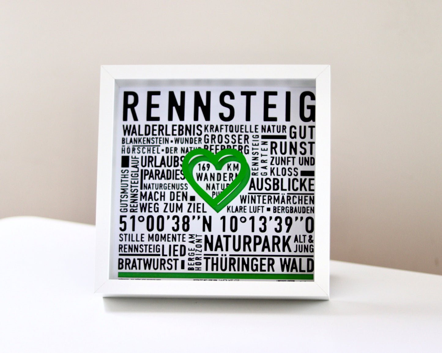 Rennsteig (Quadrat 27x27cm)