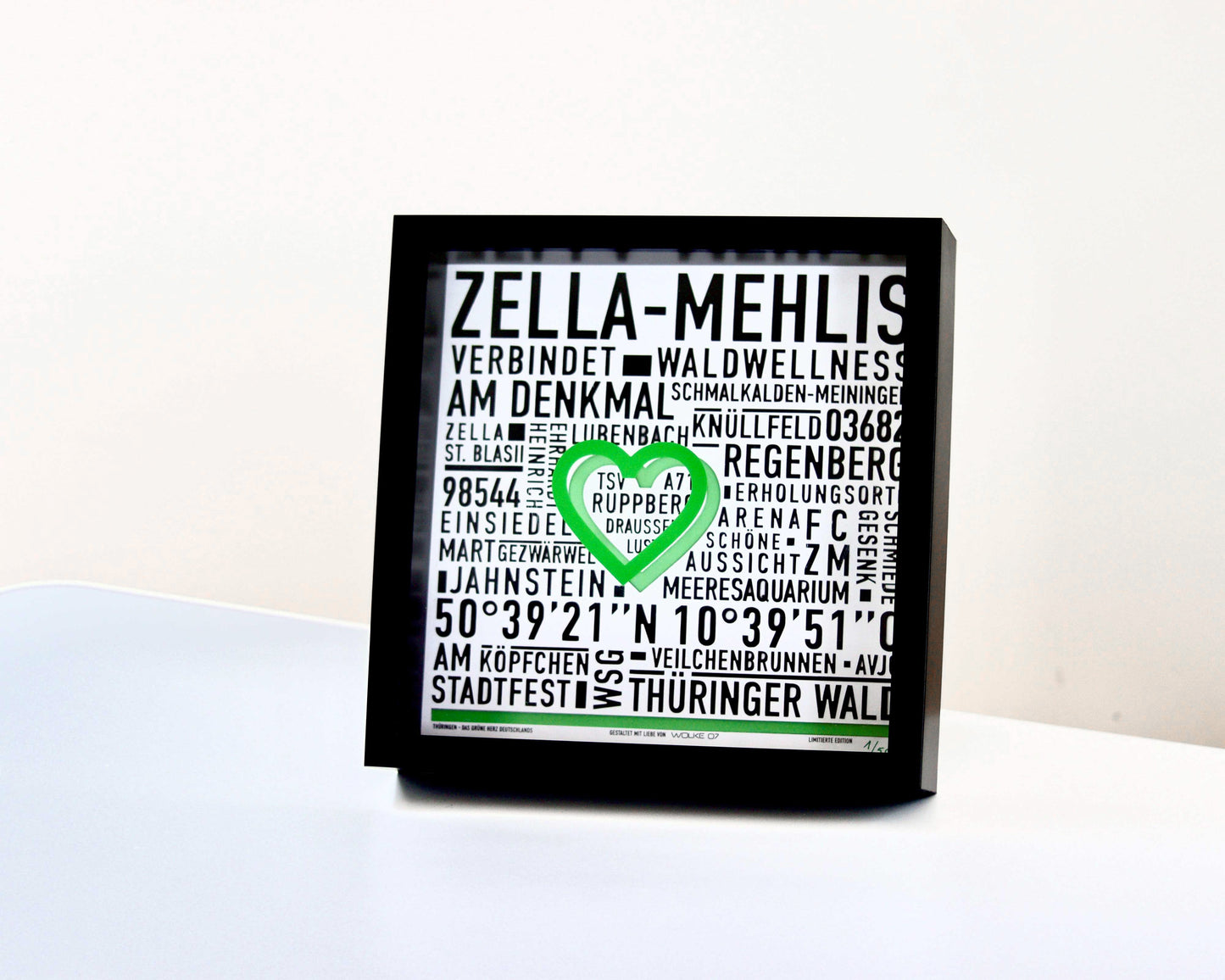 Zella-Mehlis (Quadrat 27x27cm)