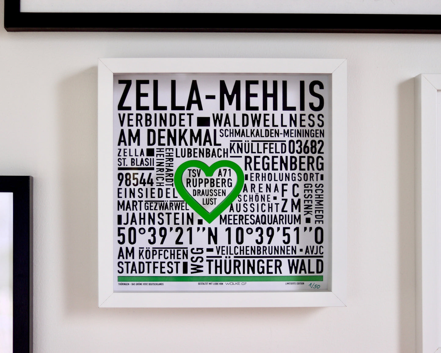 Zella-Mehlis (Quadrat 27x27cm)